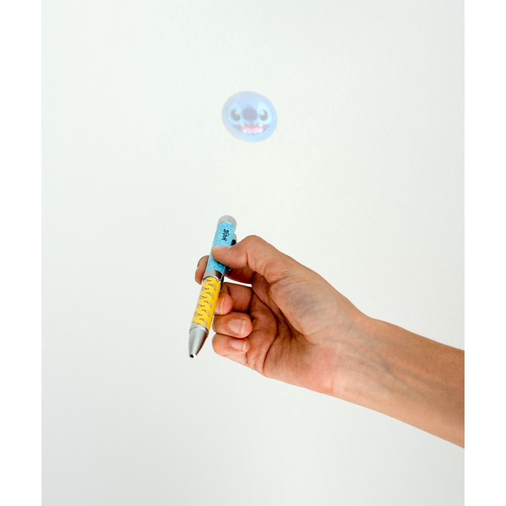 Lilo &amp; Stitch Furry Notebook + Projector Pen - Stitch