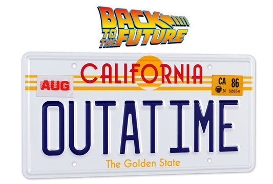 Back to the Future License Plate - Outatime 