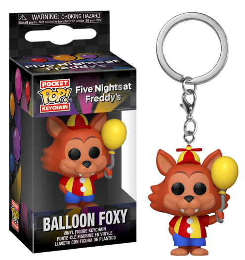 pop keychain balloon foxy