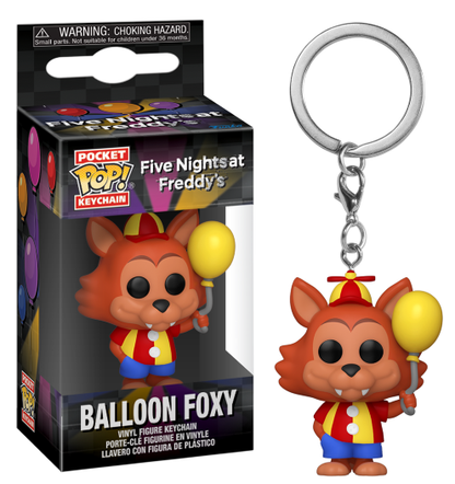 pop keychain balloon foxy