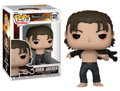pop eren jaeger with open shirt 1321