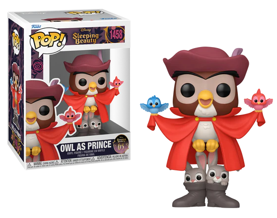 LA BELLE AU BOIS DORMANT POP Disney N° 1458 Hibou en prince