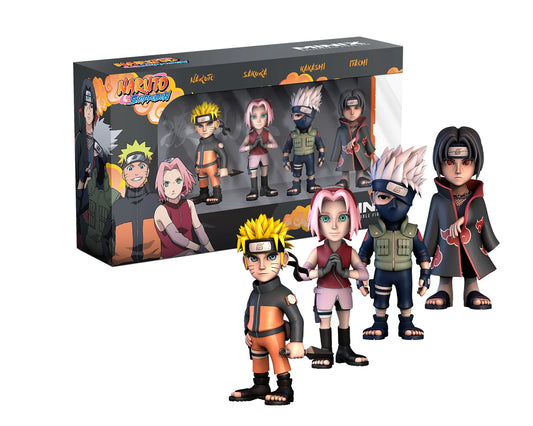 Packung mit 4 Naruto Shippuden-Figuren