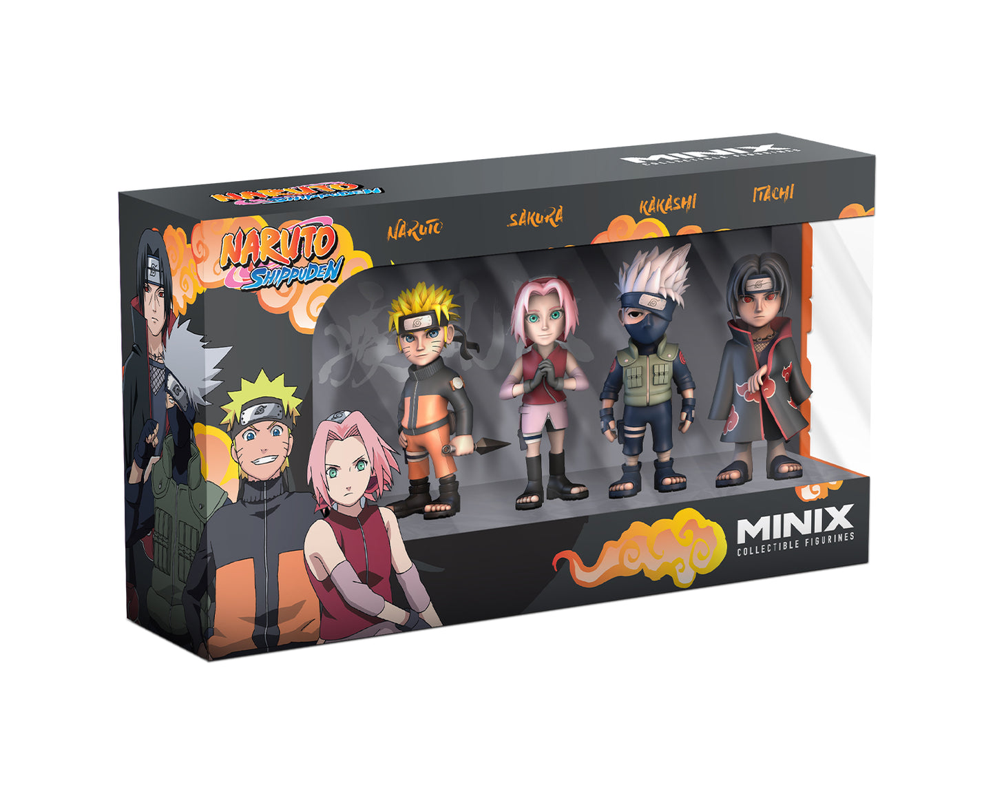 Packung mit 4 Naruto Shippuden-Figuren