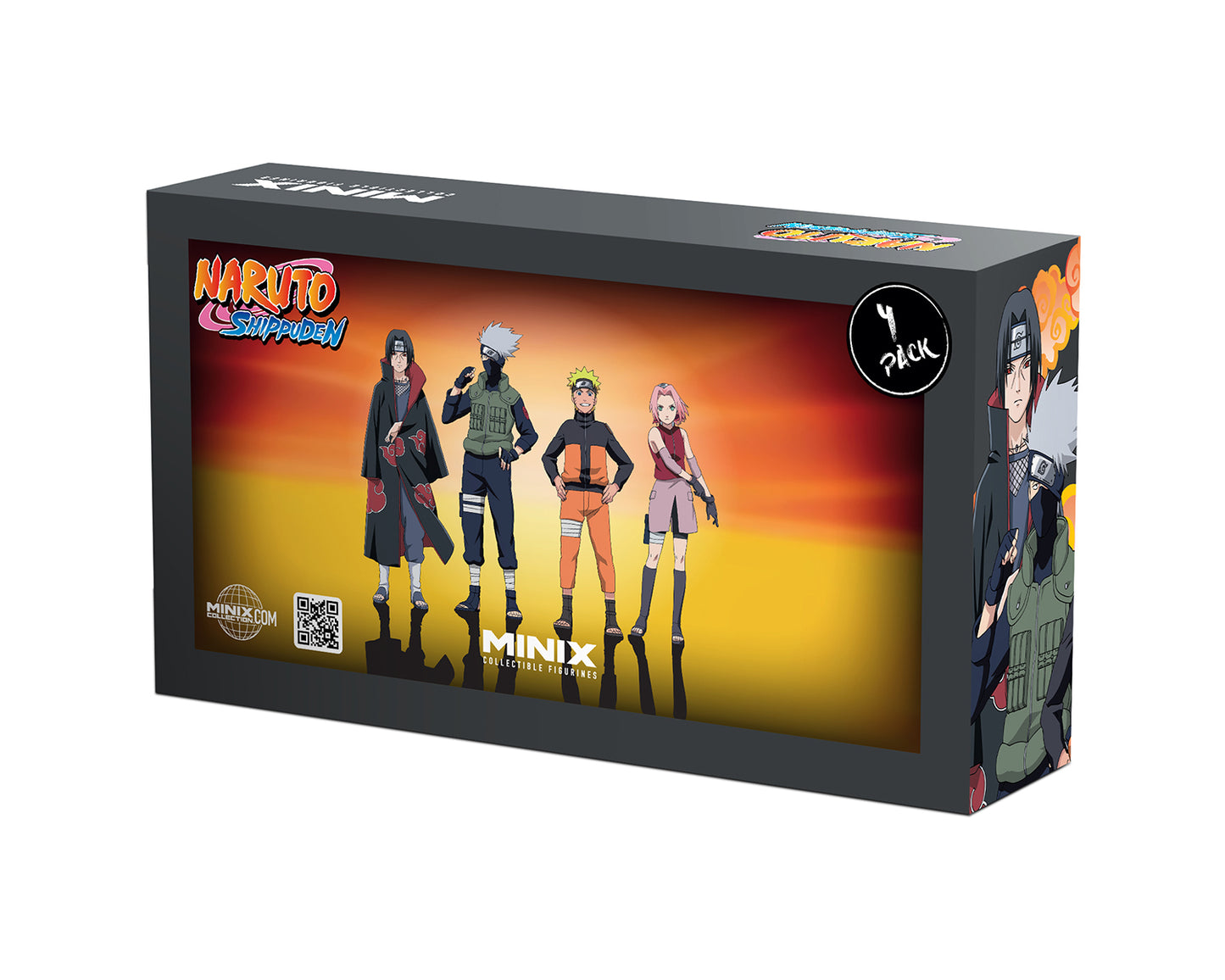 Pack of 4 Naruto Shippuden Figures