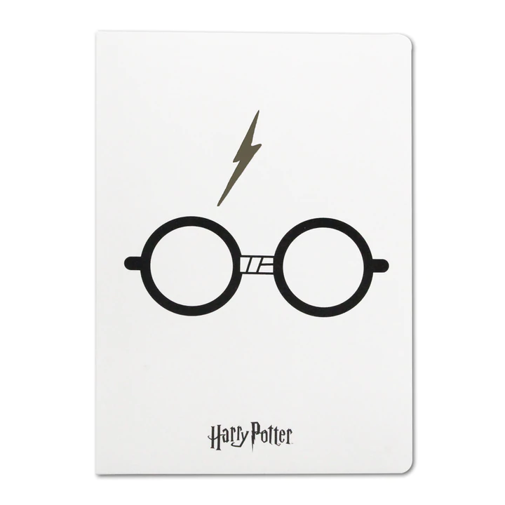 Harry Potter Notebook - Lightning Bolt and Glasses 