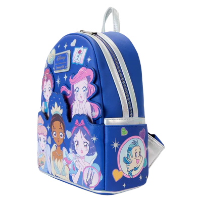 DISNEY PRINCESS – Manga-Stil – Loungefly Mini-Rucksack