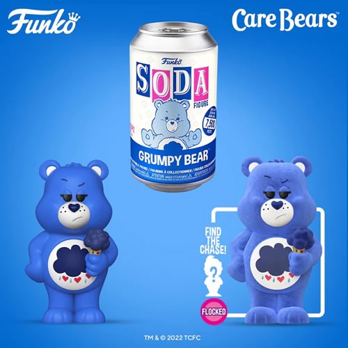 CARE BEARS POP Vinyl Soda Grumpy Bear w/Chase Grognon Grognours