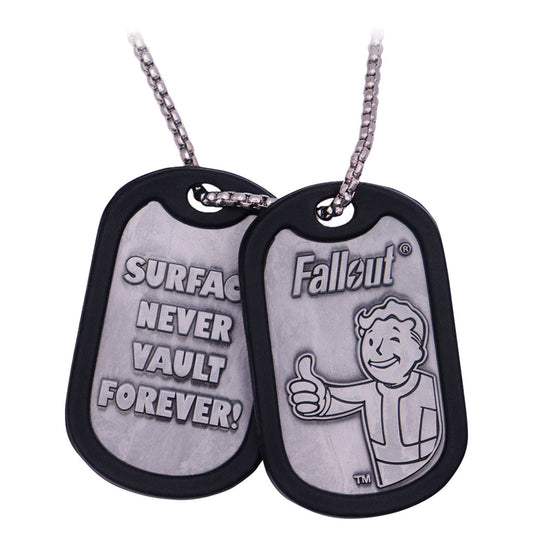 Objet collector Fallout - Vault-Tec Metal Dog Tags