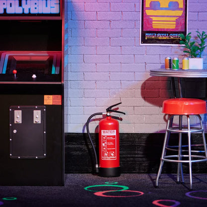 Quarter Arcades: Feuerlöscher im Viertelmaßstab