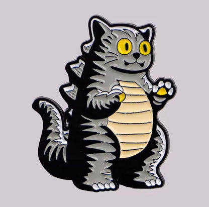 "Catzilla" Cat Pin
