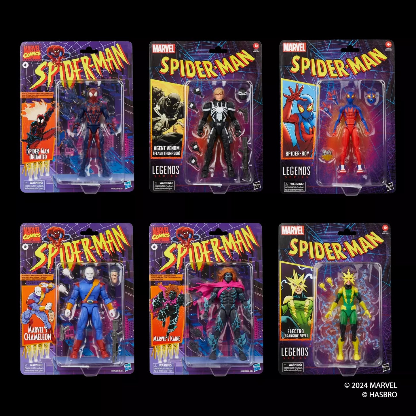 marvel legends series spider man unlimited hasbro