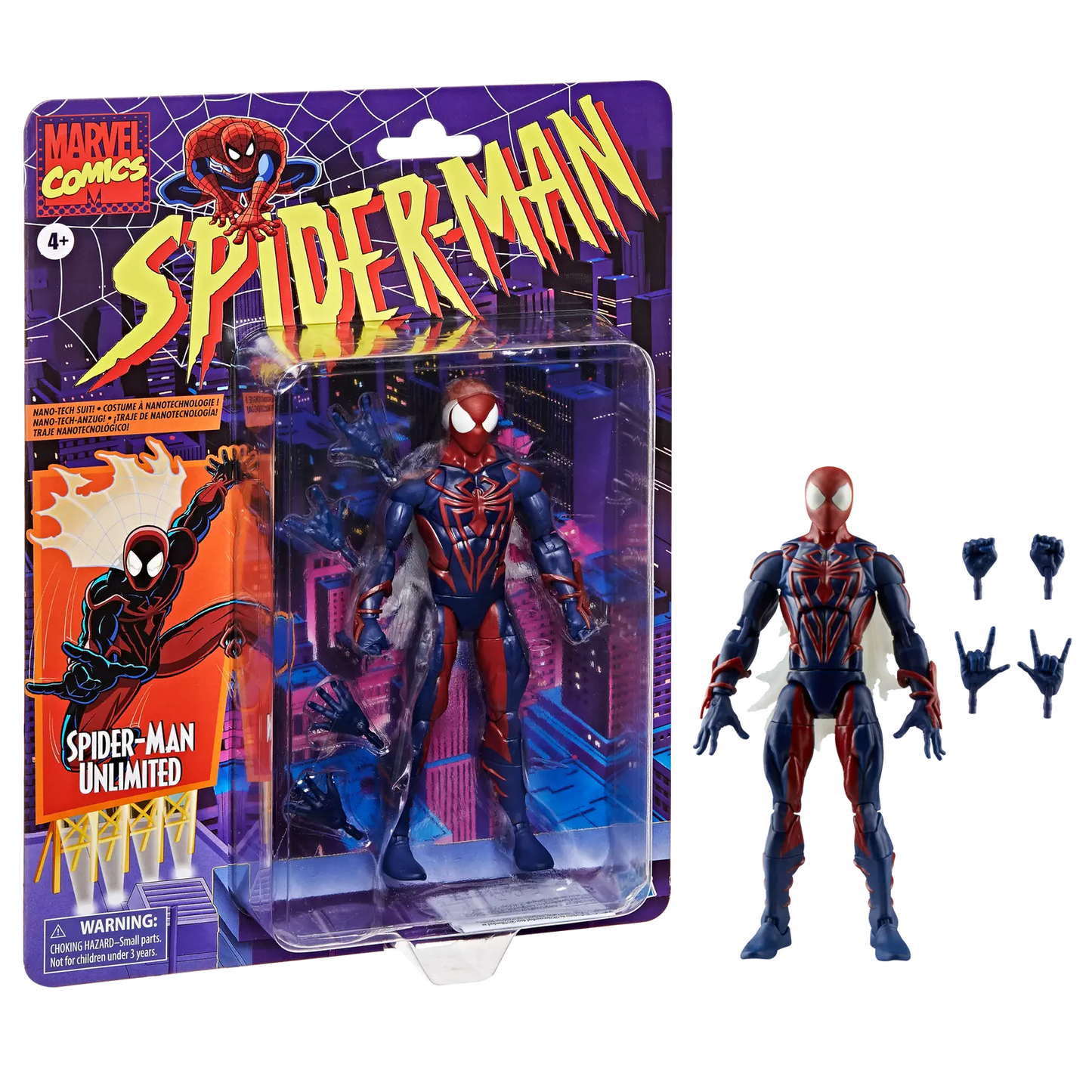 marvel legends series spider man unlimited hasbro