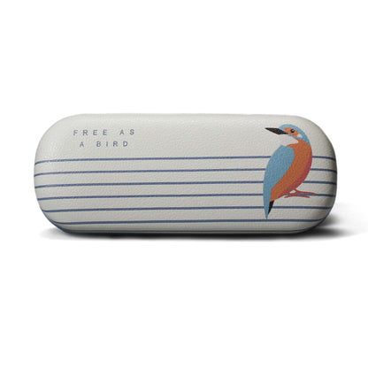 RSPB Glasses Case - Free as a Bird Kingfisher