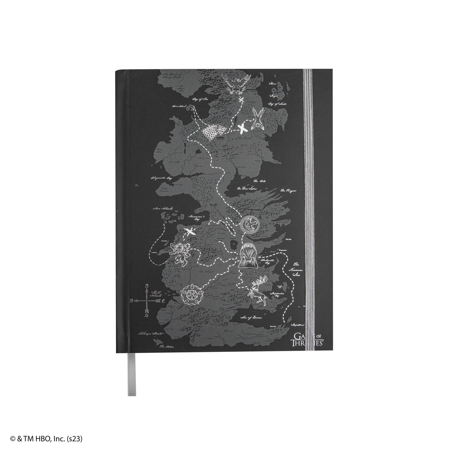 Carnet Westeros avec Carte incluse