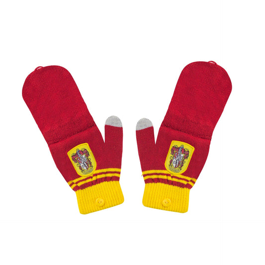 *Gryffindor-Handschuhe Rot mit abnehmbaren Fäustlingen