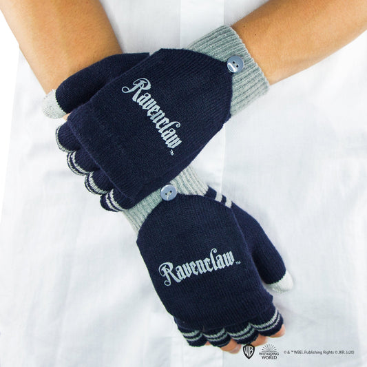 *Handschuhe mit abnehmbaren Fäustlingen Slytherin