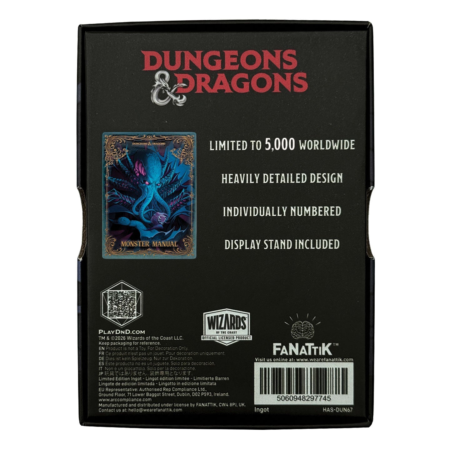 Lingot collector Dungeons & Dragons - Monster Manual Alternate Cover