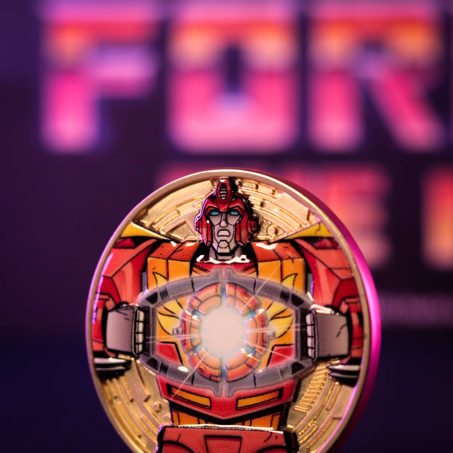 Transformers: The Movie – Limited Edition 40th Anniversary 24k Gold Plated Presentation Coin