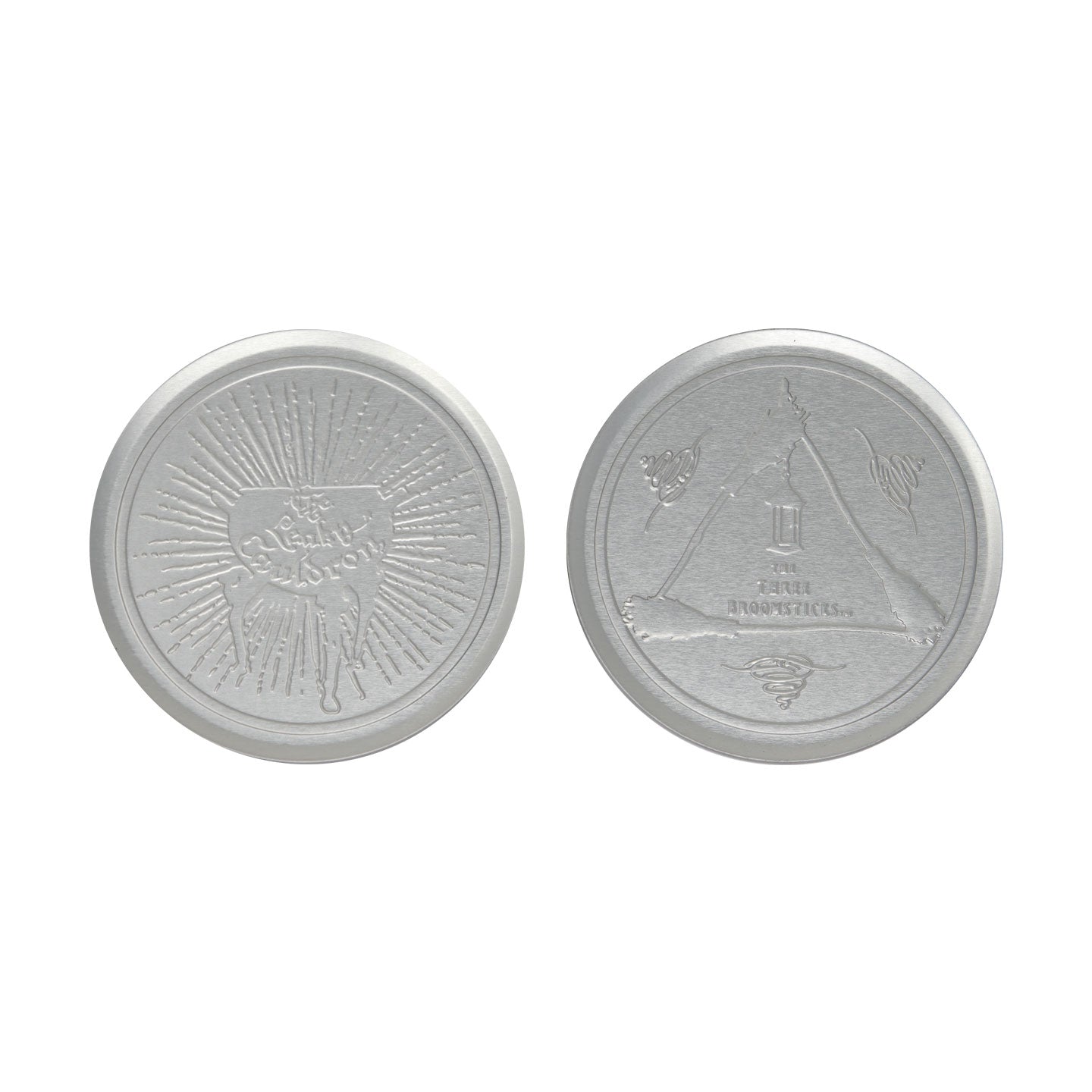 Set de 4 sous-verres métal embossés Harry Potter