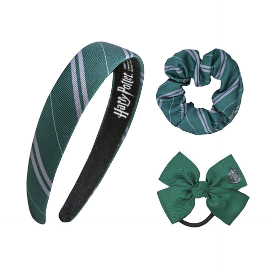 *Set aus 3 Slytherin Classic Haar-Accessoires