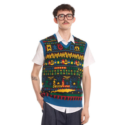 Harry Potter Strick-Weihnachtstanktop