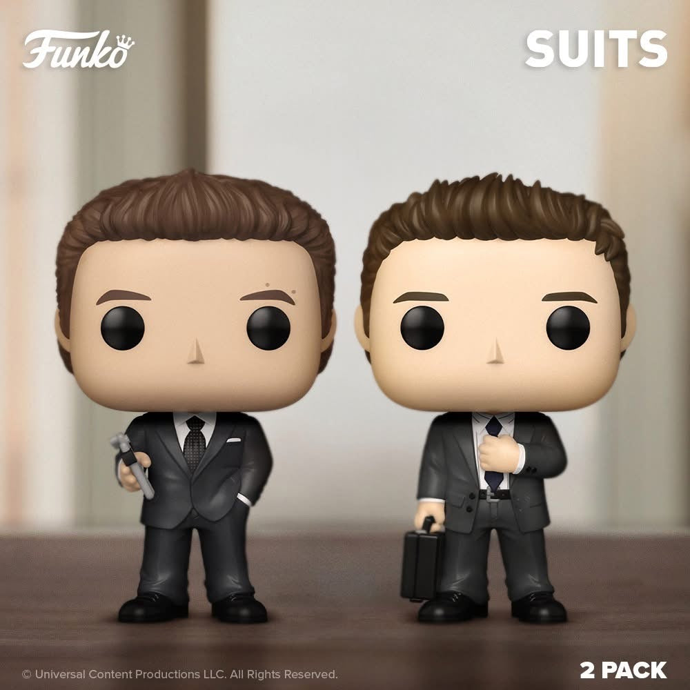 pop harvey specter michael ross 2 pack
