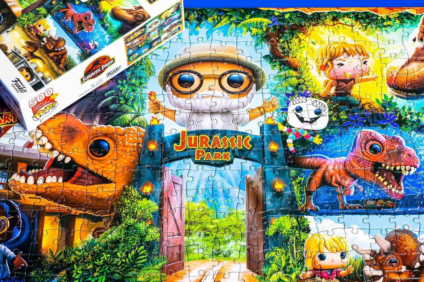 pop puzzle jurassic park