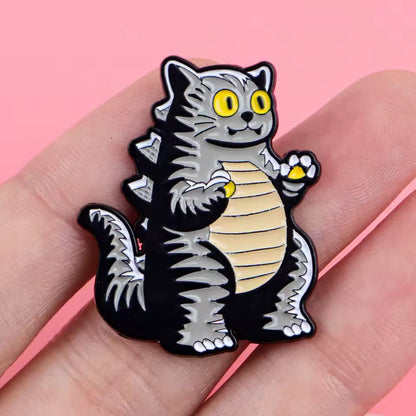 "Catzilla" Cat Pin
