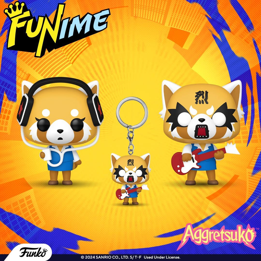 Pop! Aggretsuko mit Gitarre