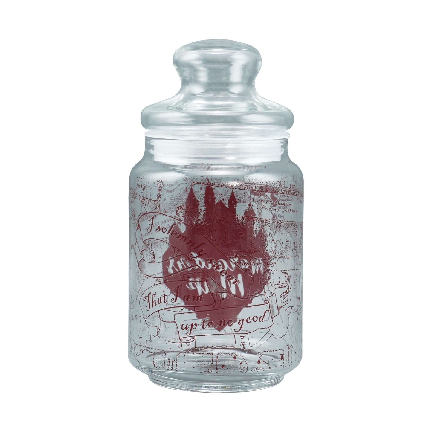 Pot à bonbons en verre Harry Potter - Carte du Maraudeur 750 ml