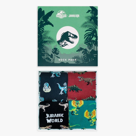 Jurassic World Socken Geschenkset 4er-Pack