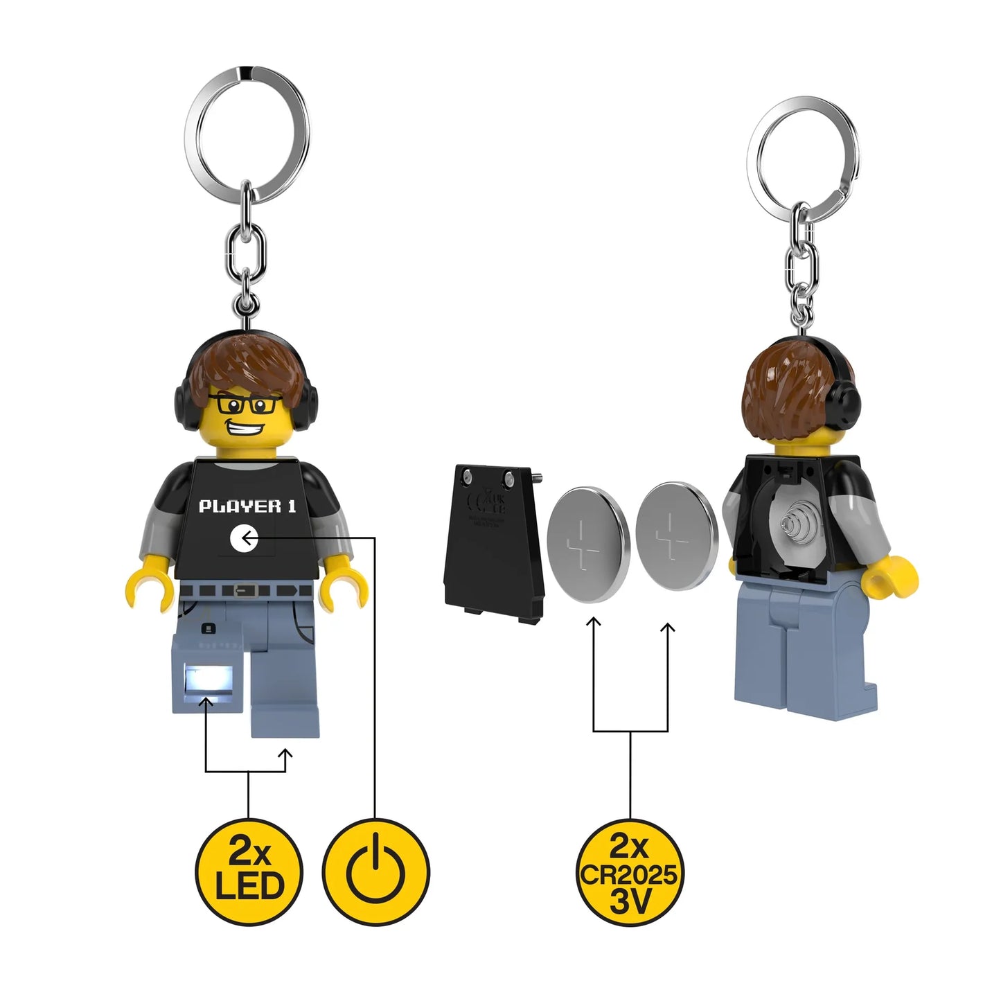 LEGO Light-Up Sleutelhanger - Gamer