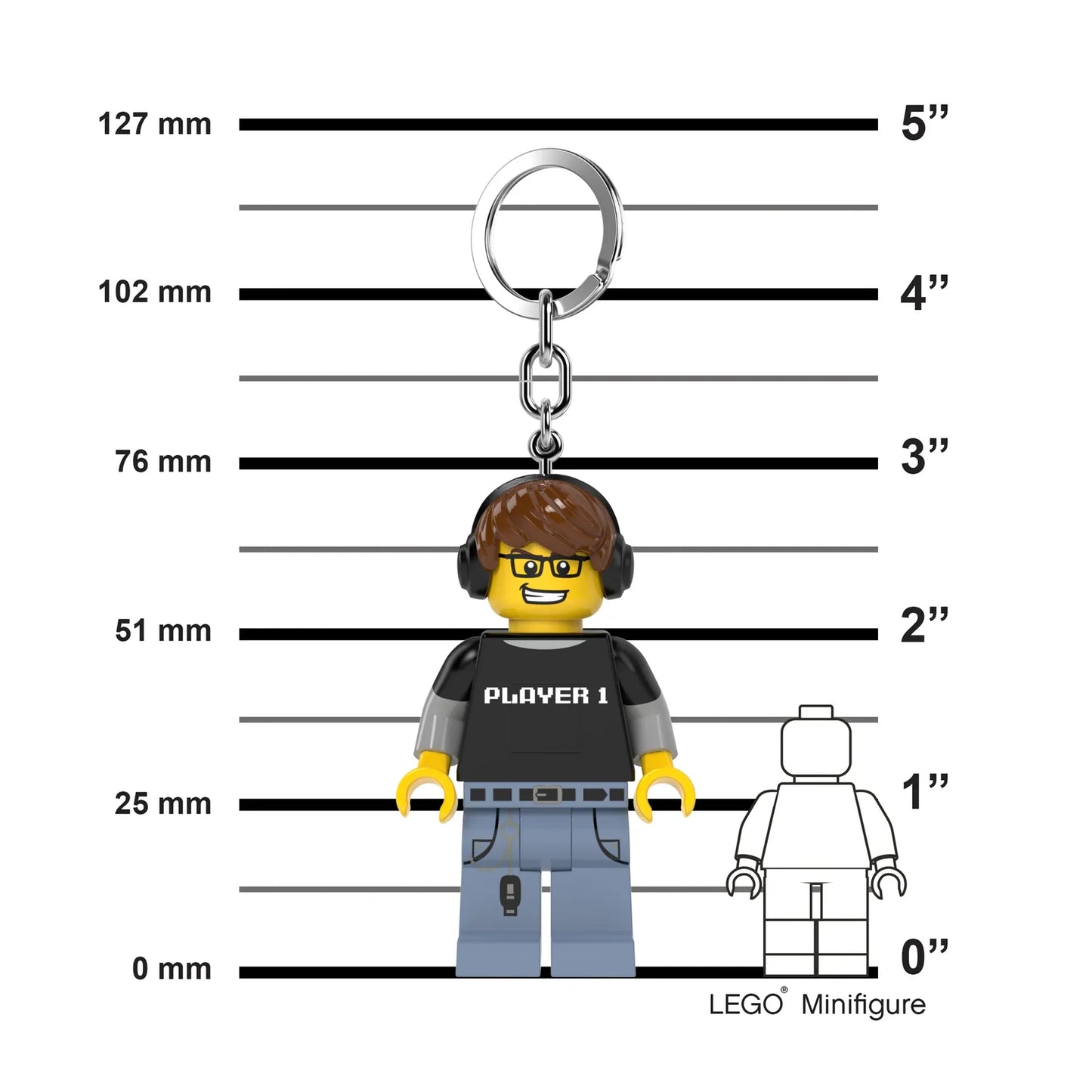 LEGO Light-Up Sleutelhanger - Gamer
