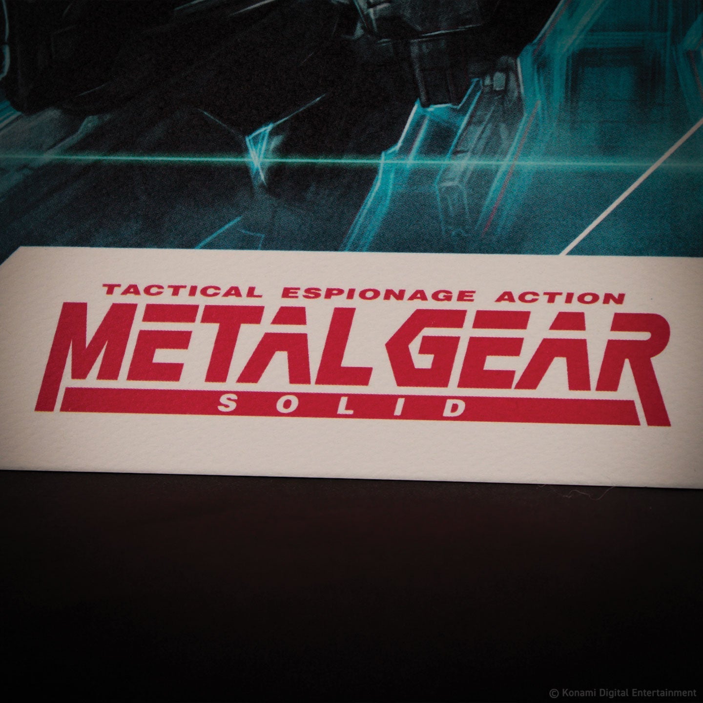 Affiche collector Metal Gear Solid - Montage A3