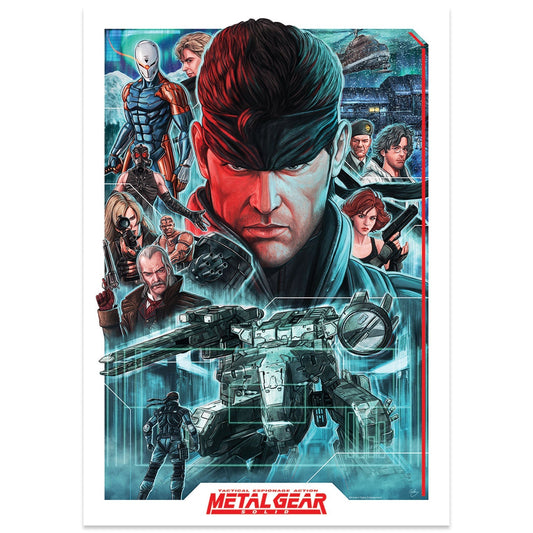 Affiche collector Metal Gear Solid - Montage A3