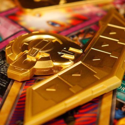 Réplique collector Yu-Gi-Oh! - 24K Gold Plated Duel Disk Mini