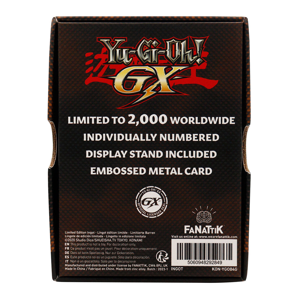 Lingot plaqué or collector Yu-Gi-Oh! - GX Elemental Hero Burstinatrix 24KLLingot plaqué or collector Yu-Gi-Oh! - GX Elemental Hero Burstinatrix 24KiLingot plaqué or collector Yu-Gi-Oh! - GX Elemental Hero Burstinatrix 24KnLingot plaqué or collector Yu-Gi-Oh! - GX Elemental Hero Burstinatrix 24KgLingot plaqué or collector Yu-Gi-Oh! - GX Elemental Hero Burstinatrix 24KoLingot plaqué or collector Yu-Gi-Oh! - GX Elemental Hero Burstinatrix 24KtLingot plaqué or collector Yu-Gi-Oh! - GX Elemental Hero Burstinatri