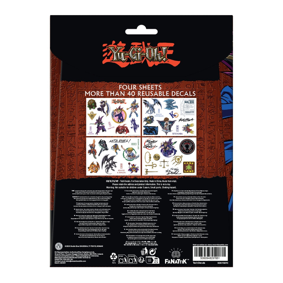 Stickers tech Yu-Gi-Oh!