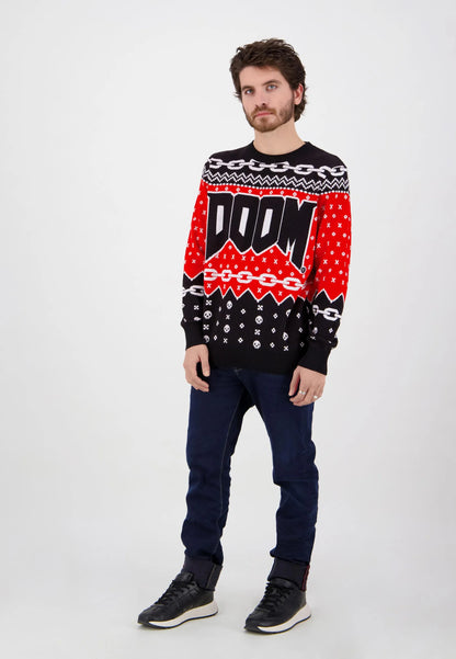 Pull de Noël Doom