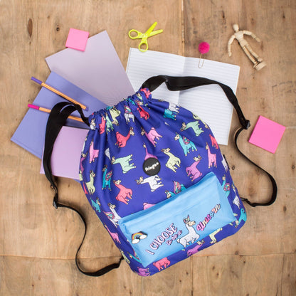 Sac à dos à cordon – Llamacorn