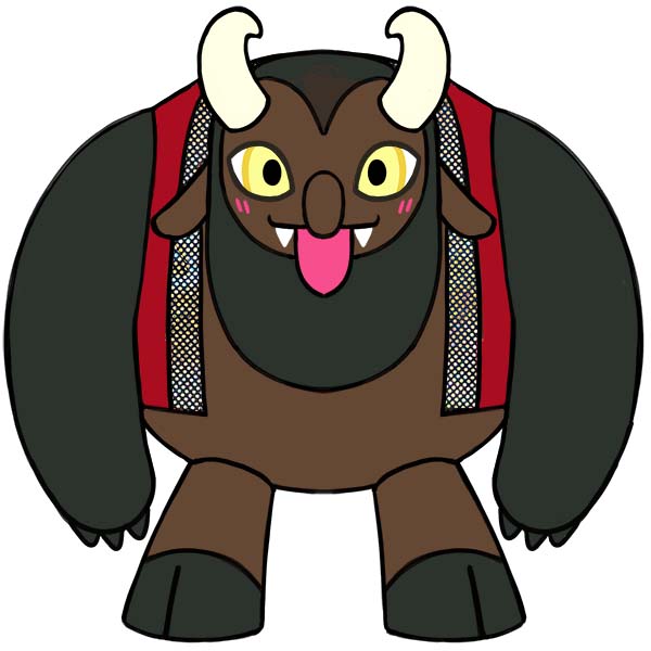 Peluche Mini Squishable – Krampus