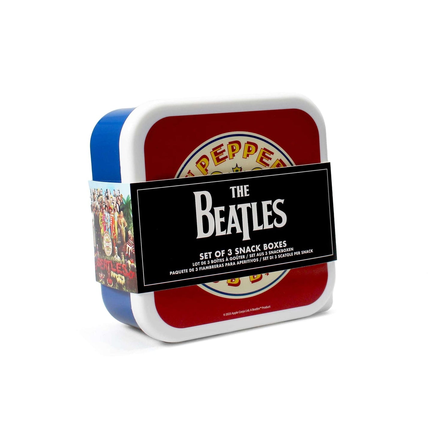 Lot de 3 boîtes à snack The Beatles - Sgt. Pepper