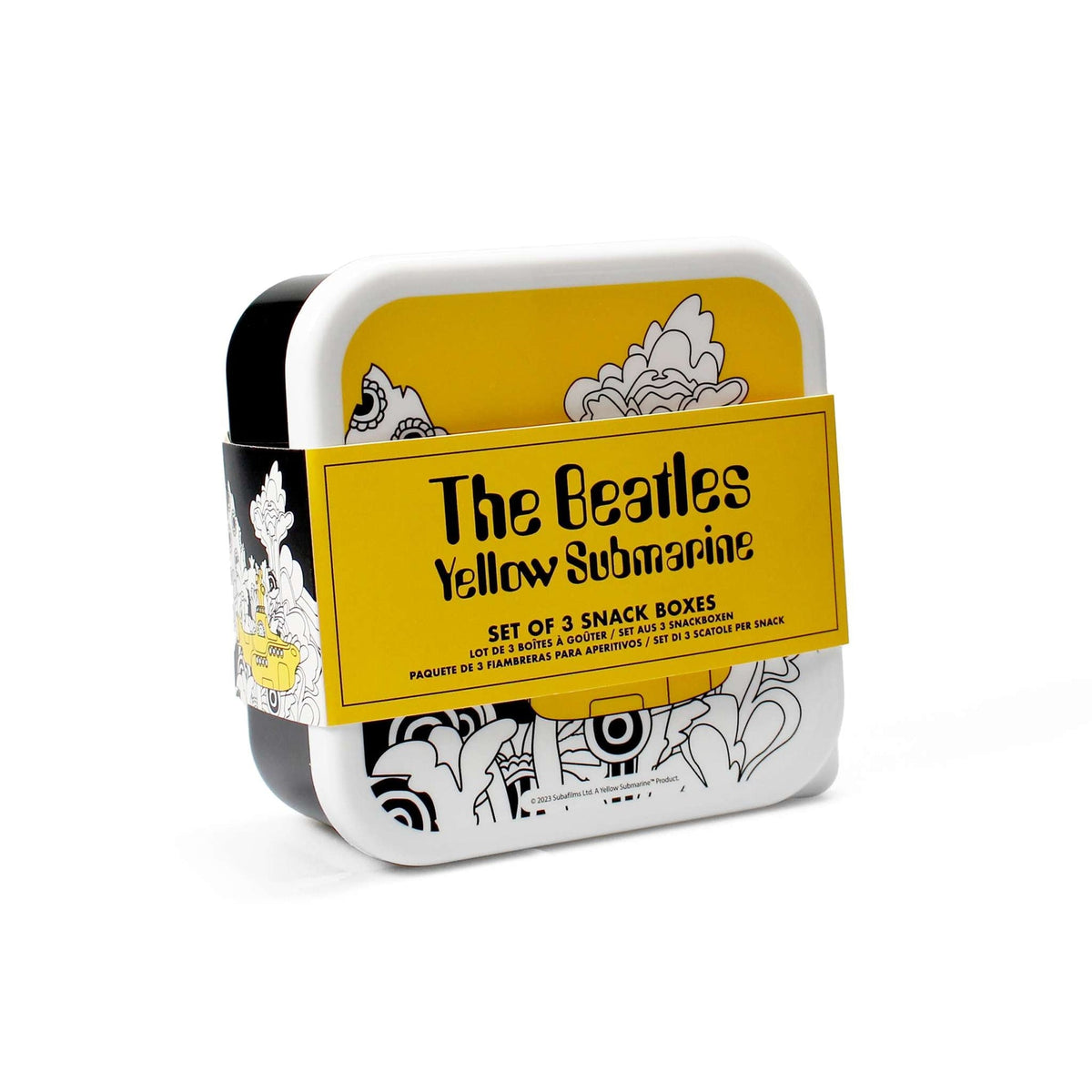 Set of 3 The Beatles - Yellow Submarine Snack Boxes