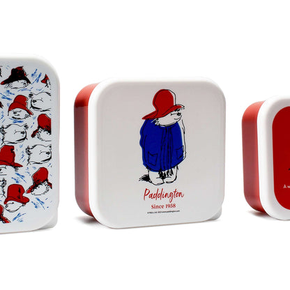 Lot de 3 boîtes à snack Paddington