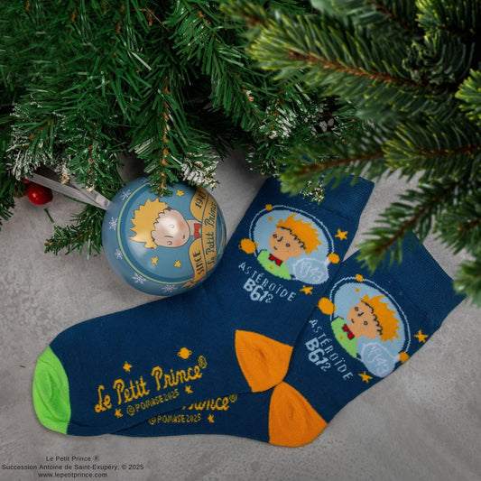 Weihnachtskollektion Socken Der kleine Prinz – Seine große Reise