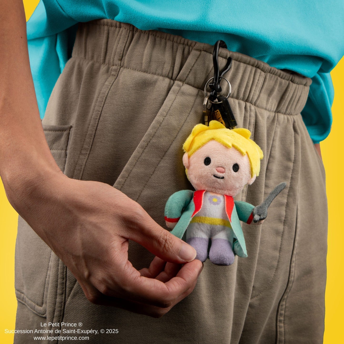Porte-clés Peluche Le Petit Prince en costume royal