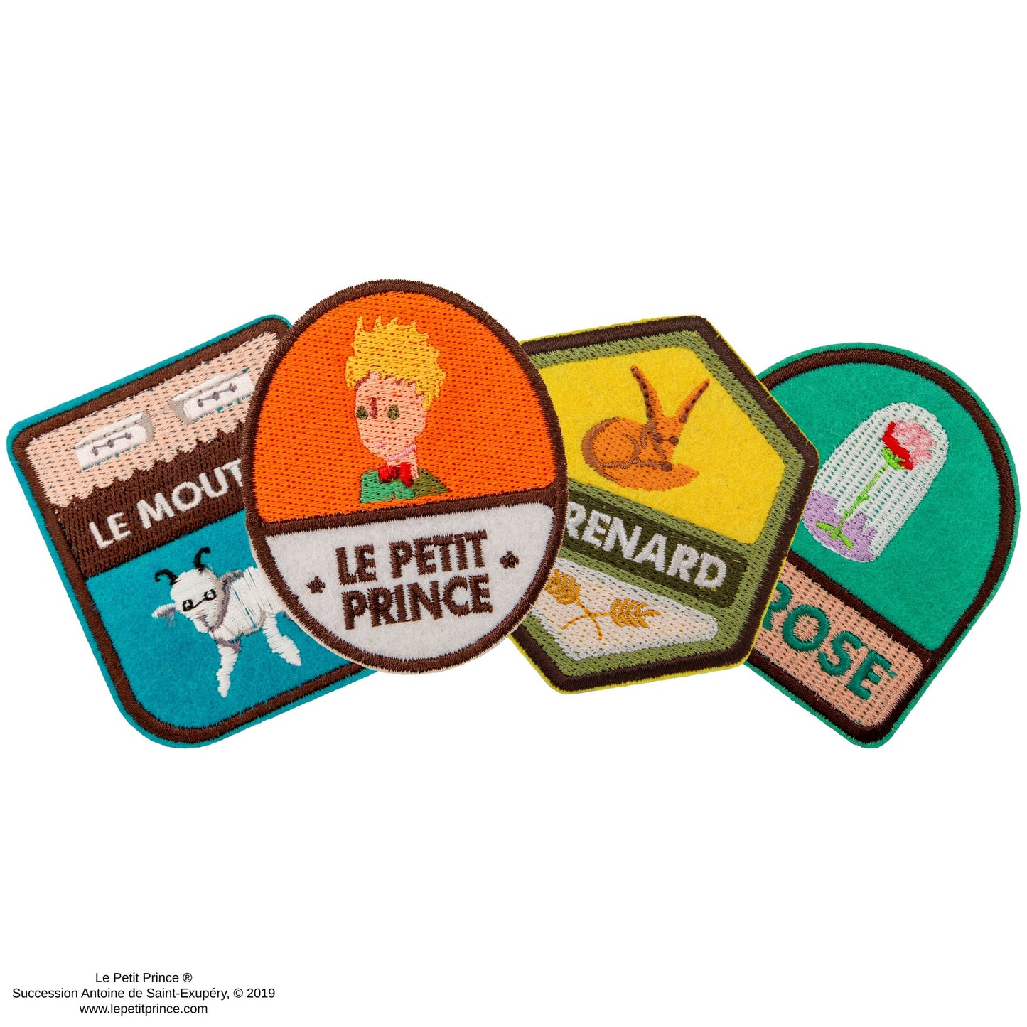 Set de 4 Écussons Le Petit Prince