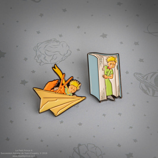 2-teiliges Pin-Set "Verzauberte Geschichten"