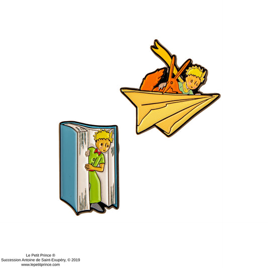 2-teiliges Pin-Set "Verzauberte Geschichten"
